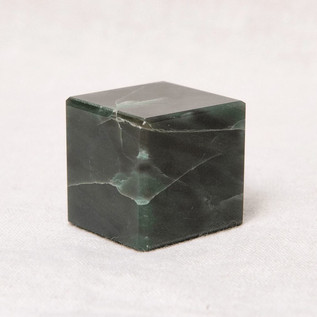 Green Jade Cube
