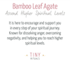 Bamboo Leaf Agate Energy Bracelet