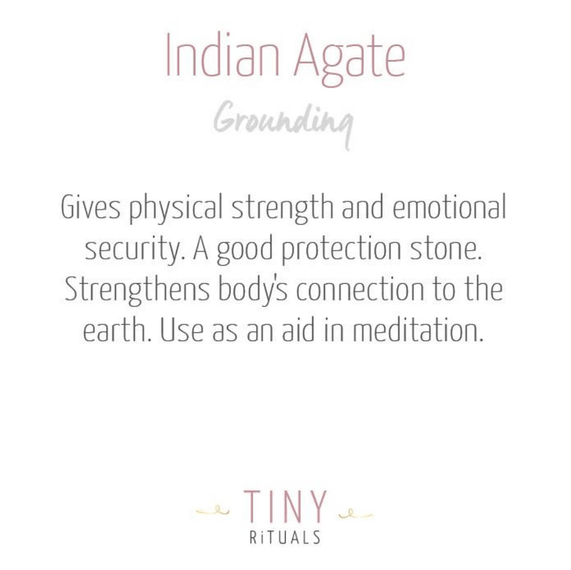 Indian Agate Worry Stone