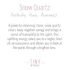 Snow Quartz Energy Bracelet