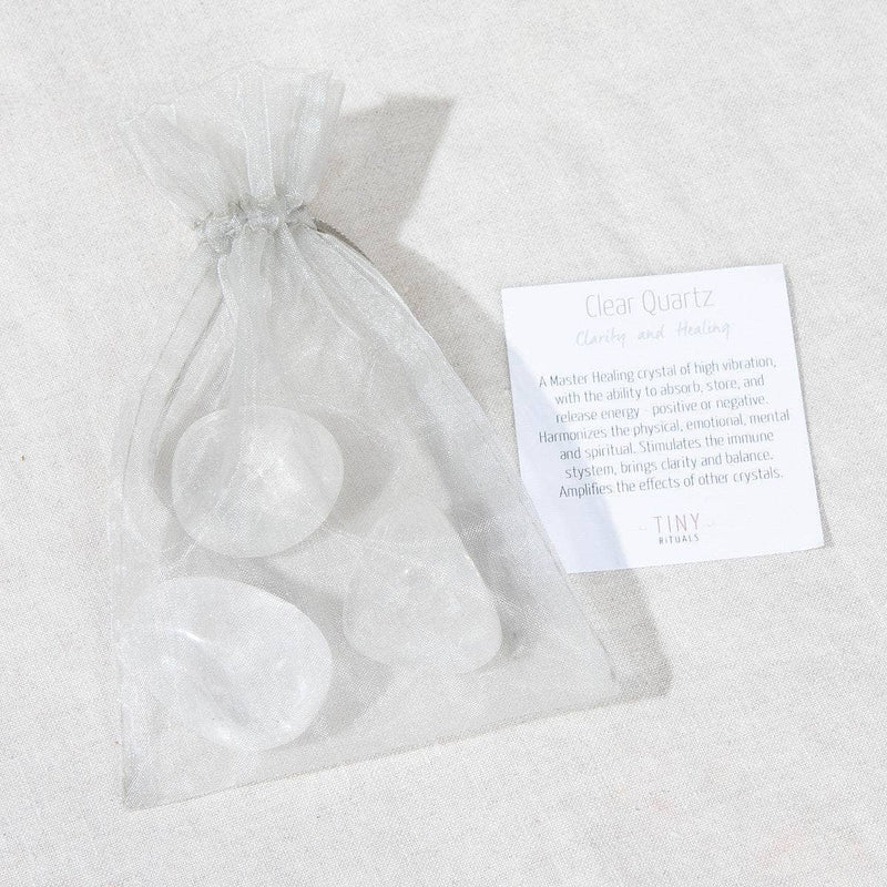 Clear Quartz Stone Set