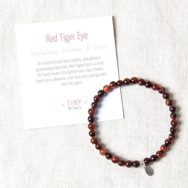 Tiger Eye Natural Stone, Red Tigers Eye Beads, Red Tiger Eye Stone