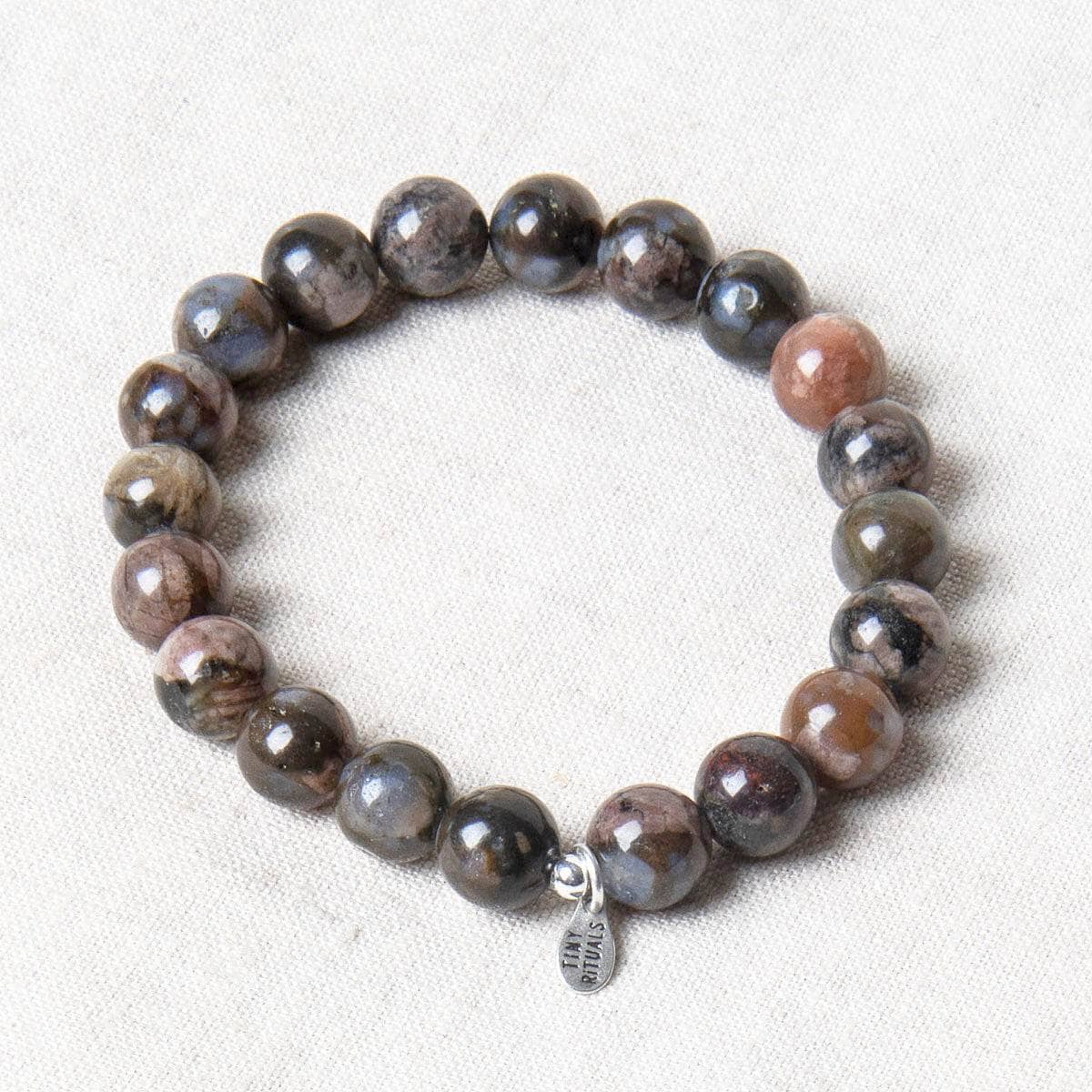 Blue Llanite Opal Energy Bracelet 8mm