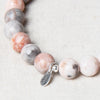 Pink Zebra Jasper Energy Bracelet 8mm