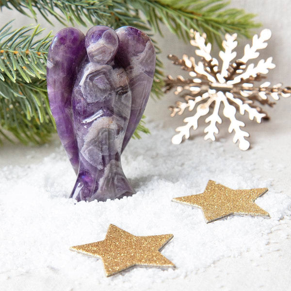 Amethyst Angel Genuine Crystal 3