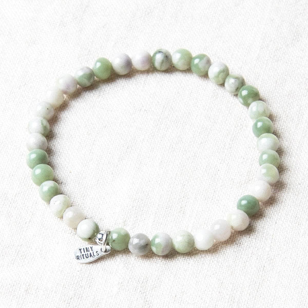 pearl and jade bracelet