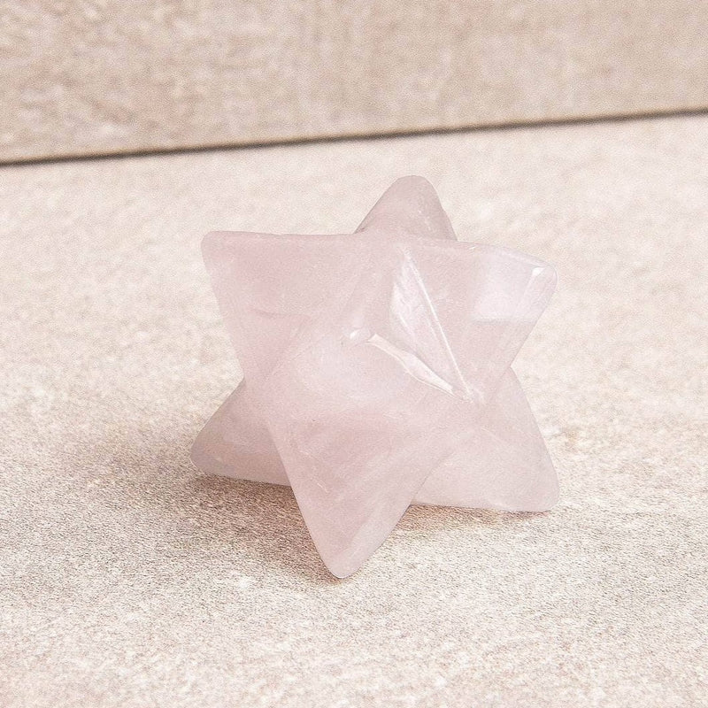 Rose Quartz Merkaba