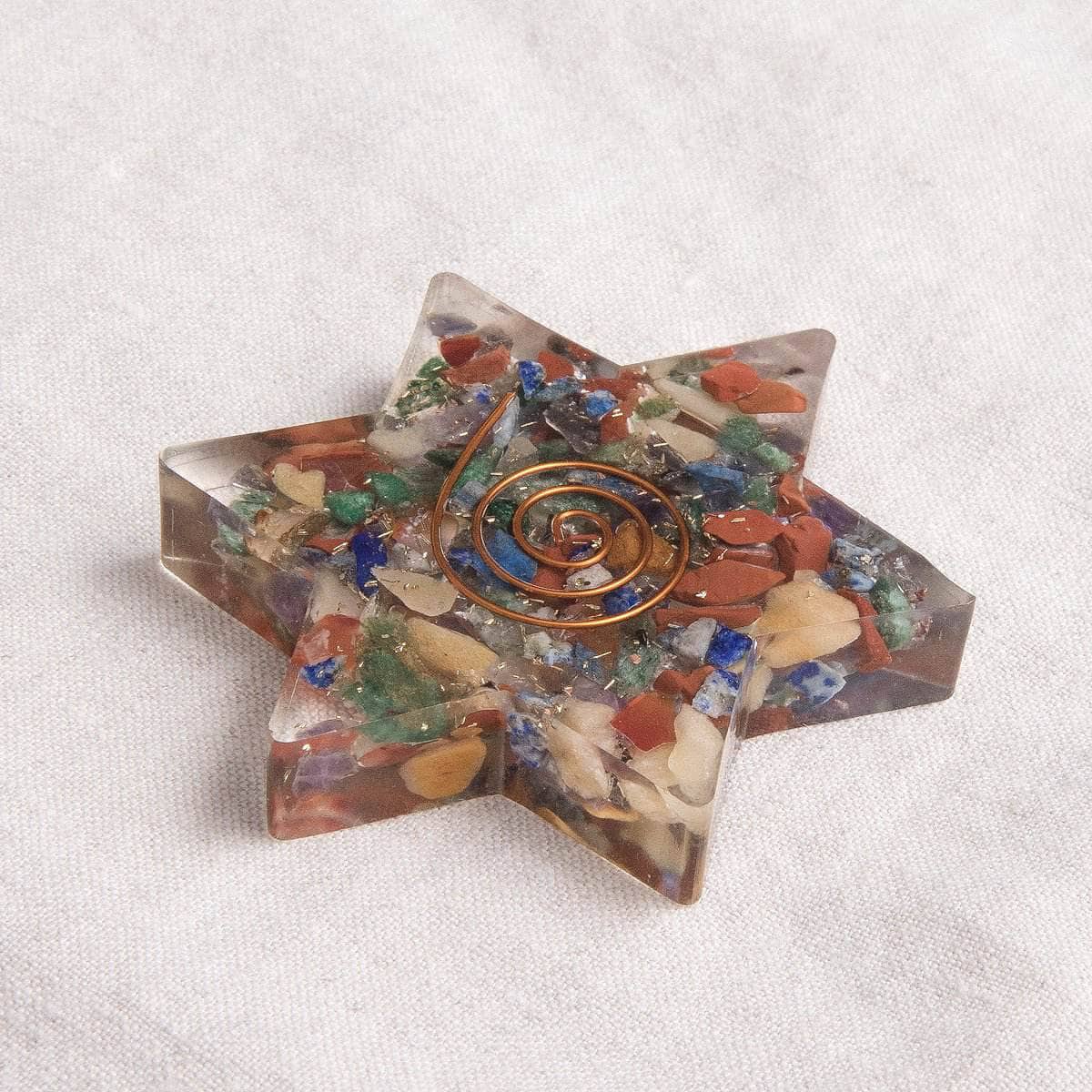Orgone Gemstone Stars