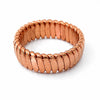 Pure Copper Ridge Band Ring