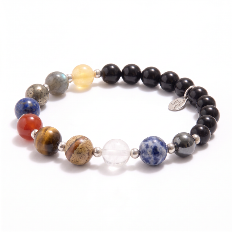 9 Planet Gemstone Energy Bracelet