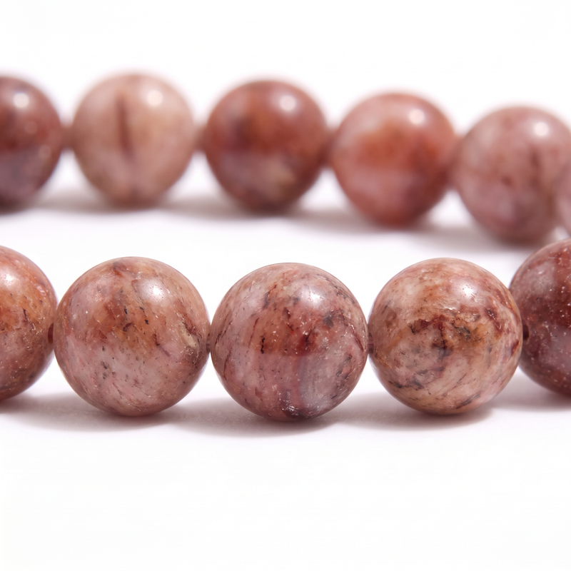 African Red Ghost Energy Bracelet - 6mm