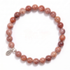 African Red Ghost Energy Bracelet - 6mm