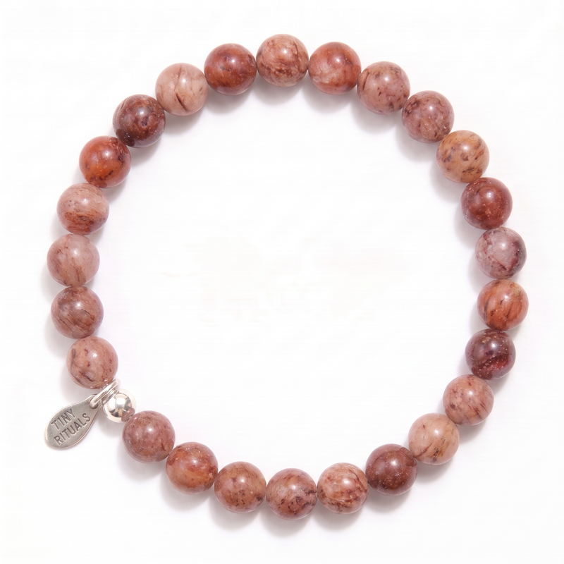 African Red Ghost Energy Bracelet - 6mm