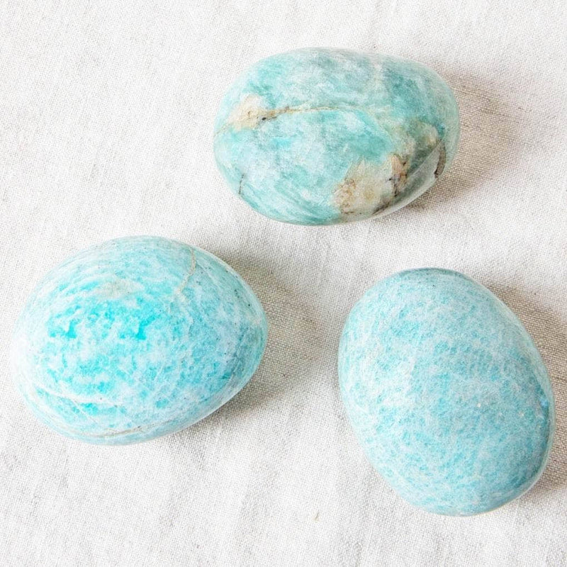 Amazonite Palm Stone - AAA Premium Quality