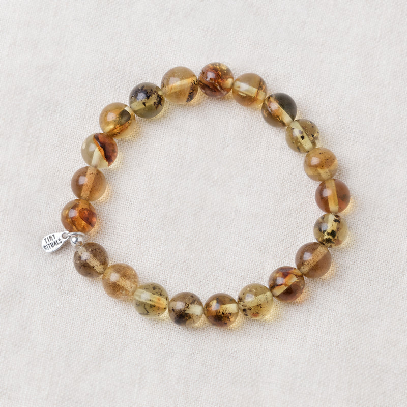 Genuine Amber Energy Bracelet - 8mm