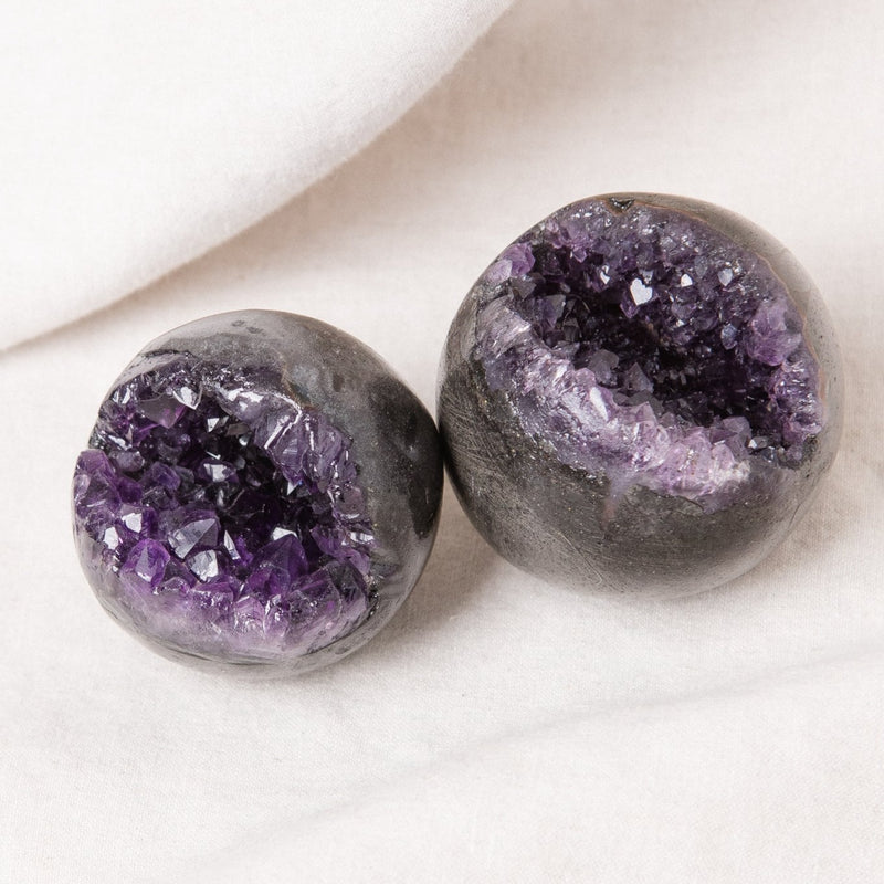 Genuine Amethyst Geode with Tripod