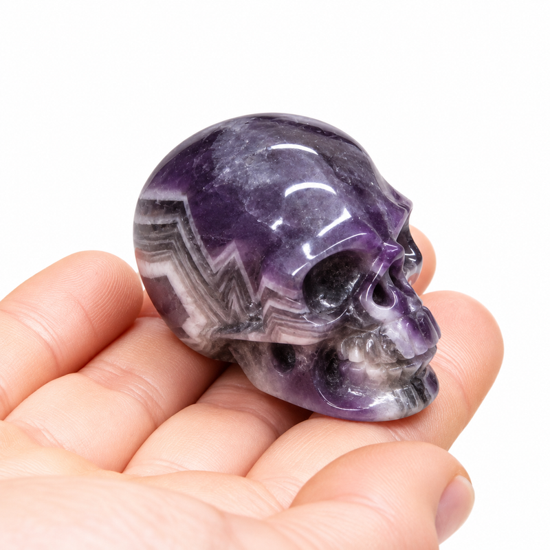 Amethyst Crystal Skull