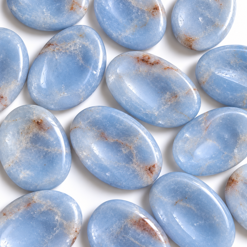 Angelite Worry Stone