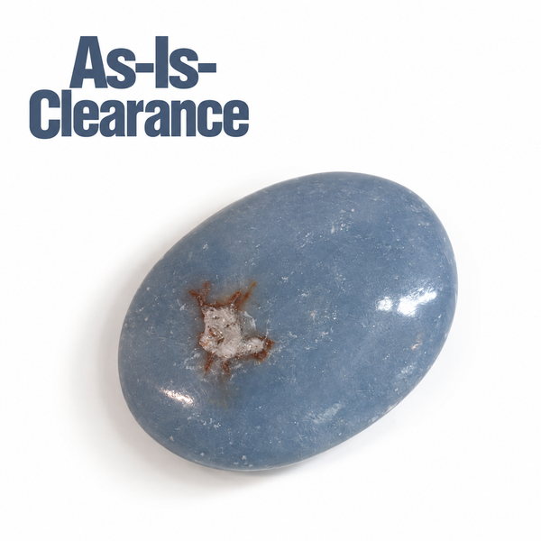 Angelite Worry Stone - As-Is-Clearance