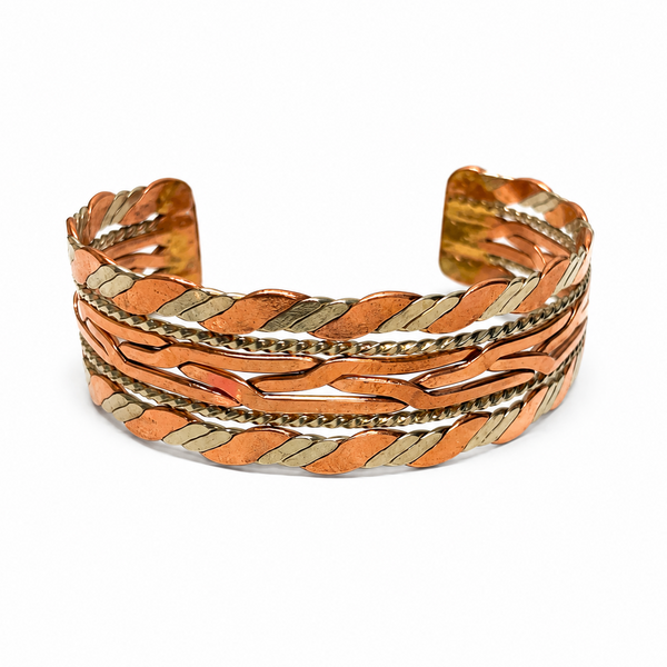 Artisan Weave Copper Cuff