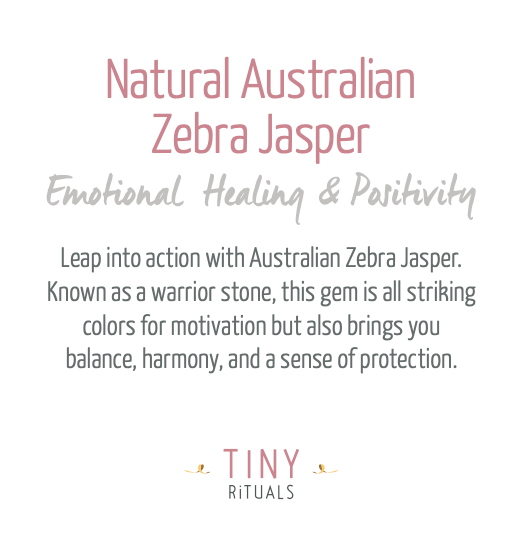 Natural Australian Zebra Jasper Energy Bracelet
