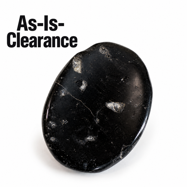 Black Tourmaline Worry Stone - As-Is-Clearance