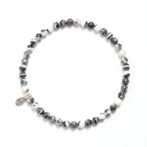 Black/White Zebra Jasper Energy Bracelet