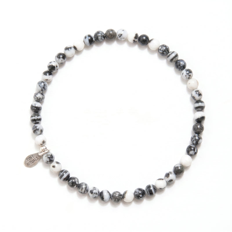 Black/White Zebra Jasper Energy Bracelet