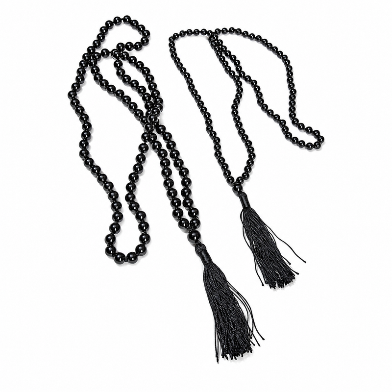Black Onyx Mala - High-Energy Gemstones