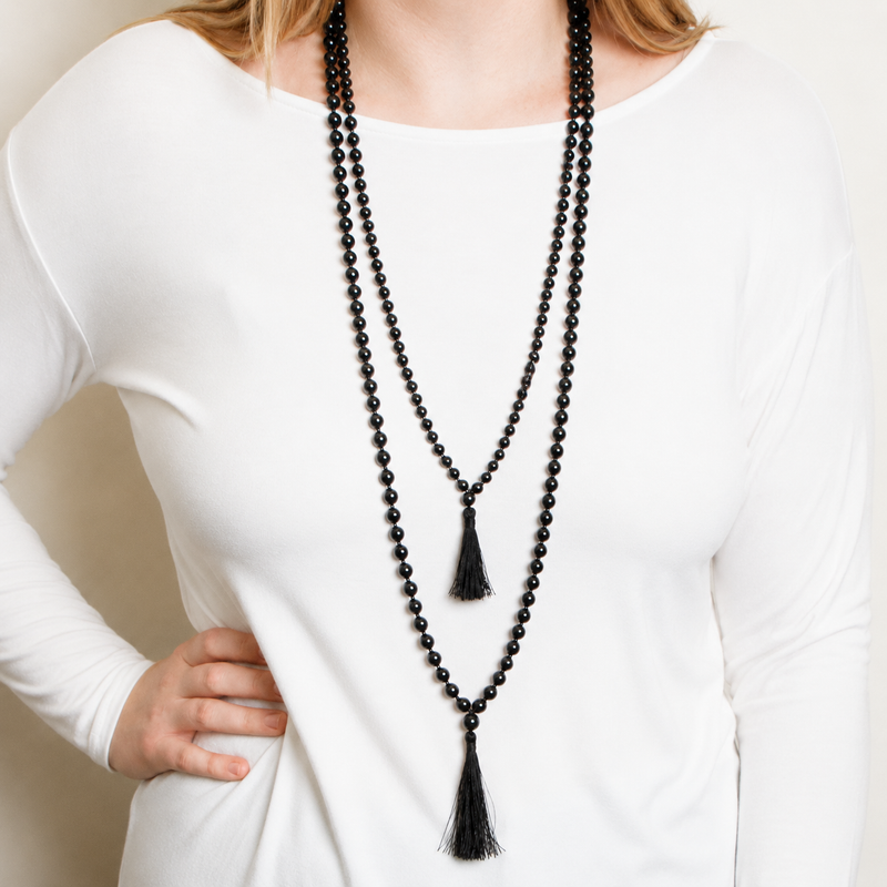 Black Onyx Mala - High-Energy Gemstones