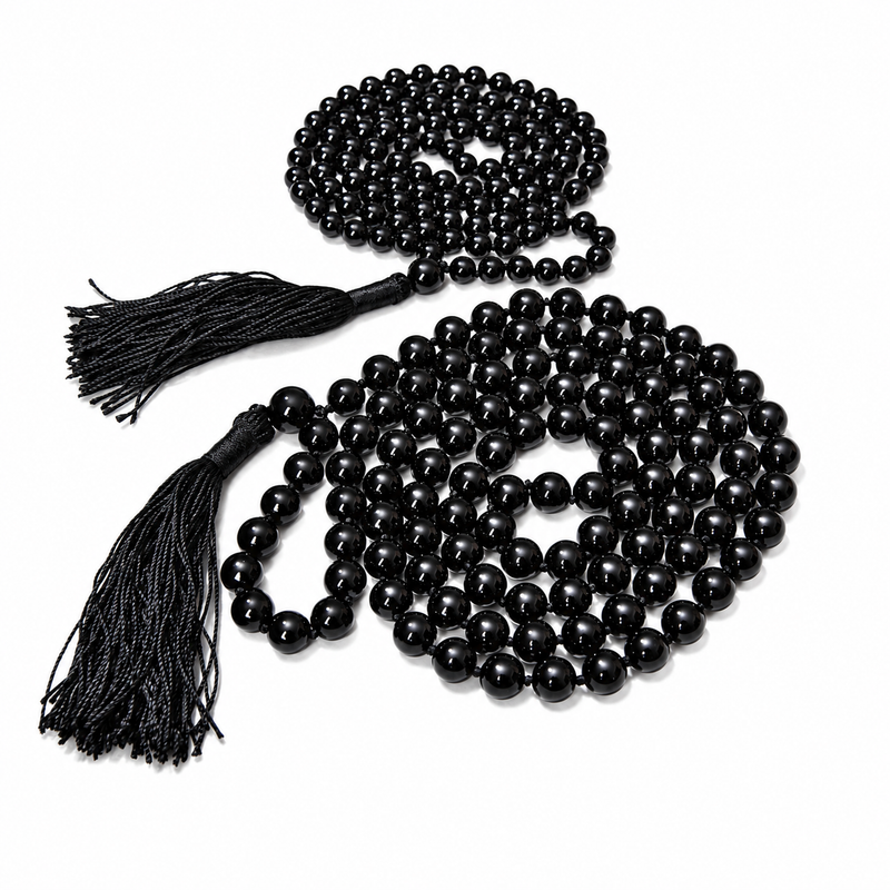 Black Onyx Mala - High-Energy Gemstones