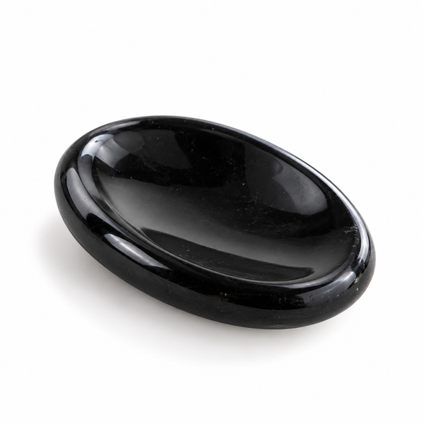 Black Obsidian Worry Stone