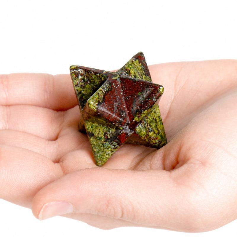 African Dragon Bloodstone Merkaba