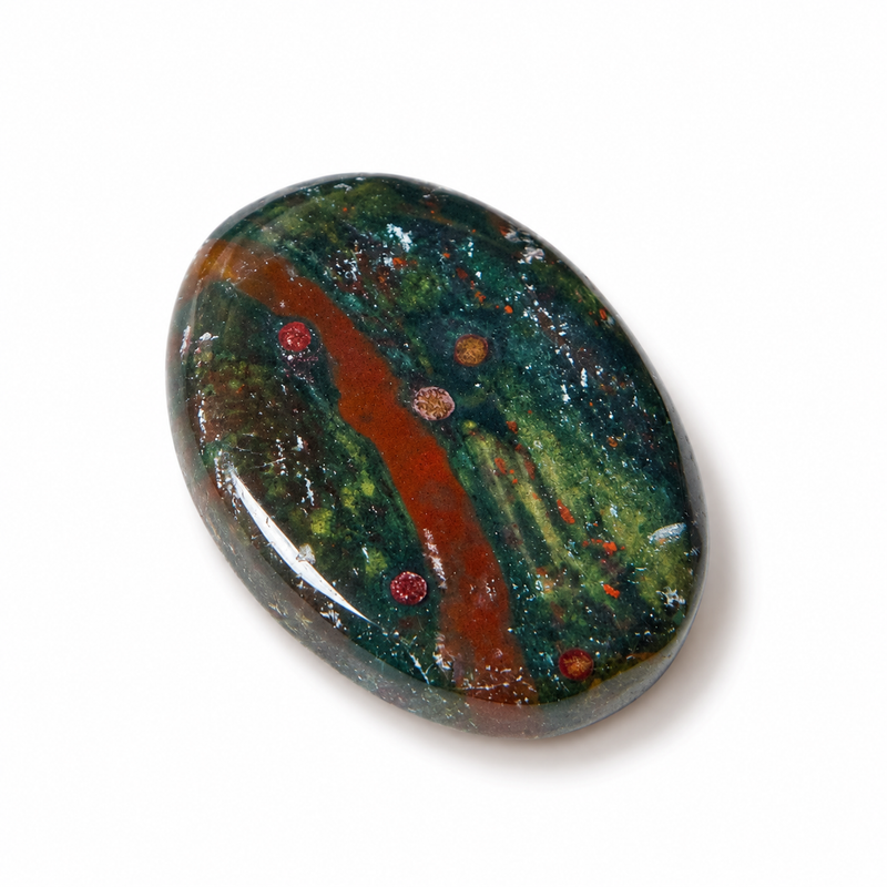 Bloodstone Worry Stone