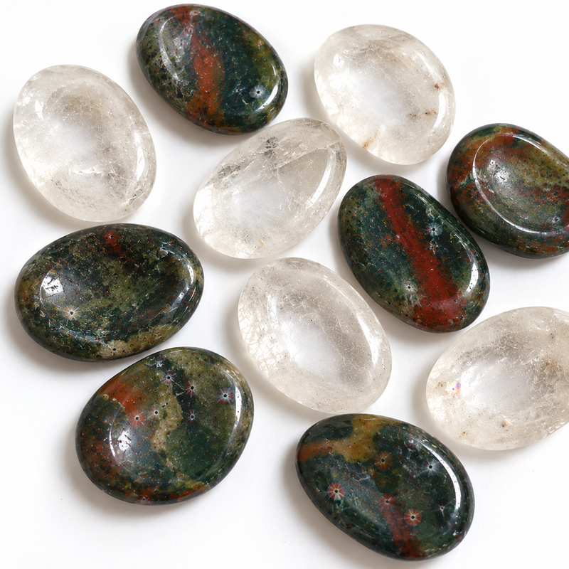 Bloodstone Worry Stone