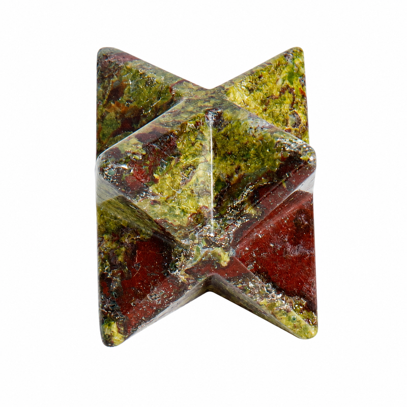 African Dragon Bloodstone Merkaba