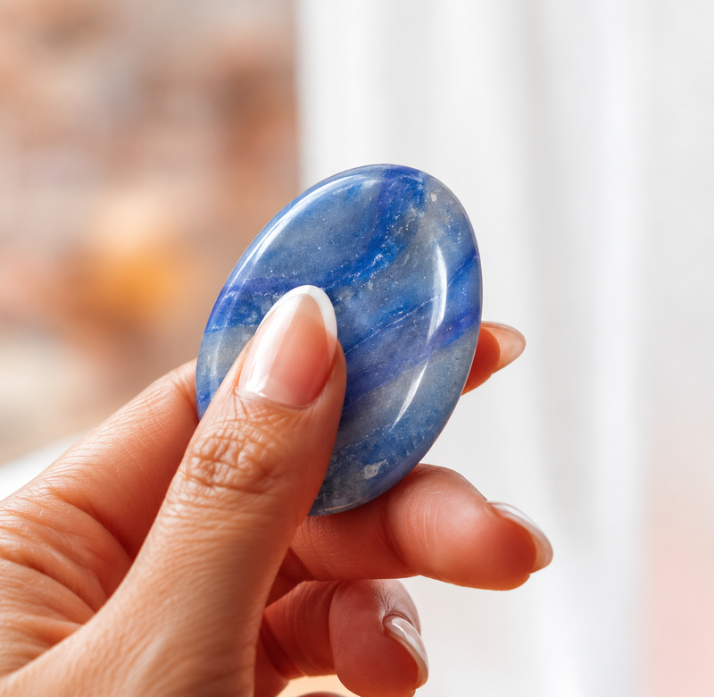 Blue Aventurine Worry Stone