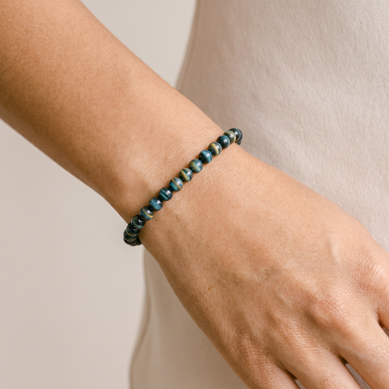 Blue Tiger Eye Energy Bracelet