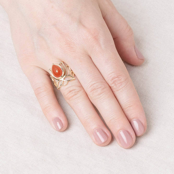 Carnelian/Gold swatch