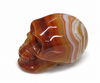 Carnelian Crystal Skull