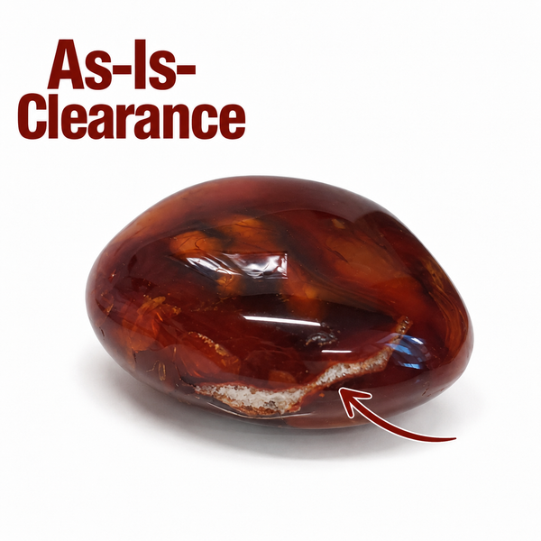Carnelian Palm Stones - AAA Premium Quality - As-Is-Clearance