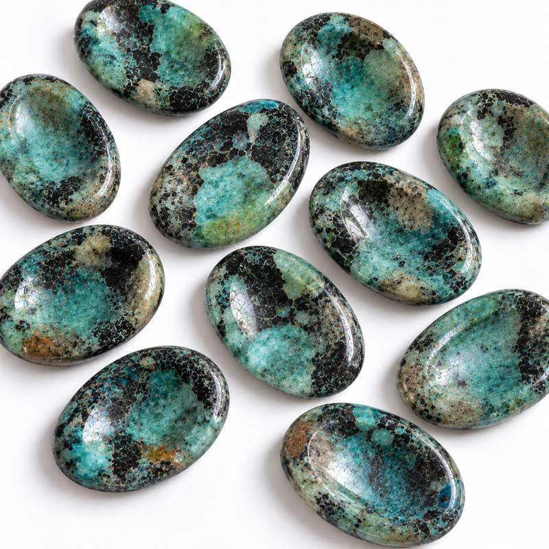 Chrysocolla Worry Stone