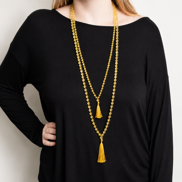 Citrine Mala - High-Energy Gemstones
