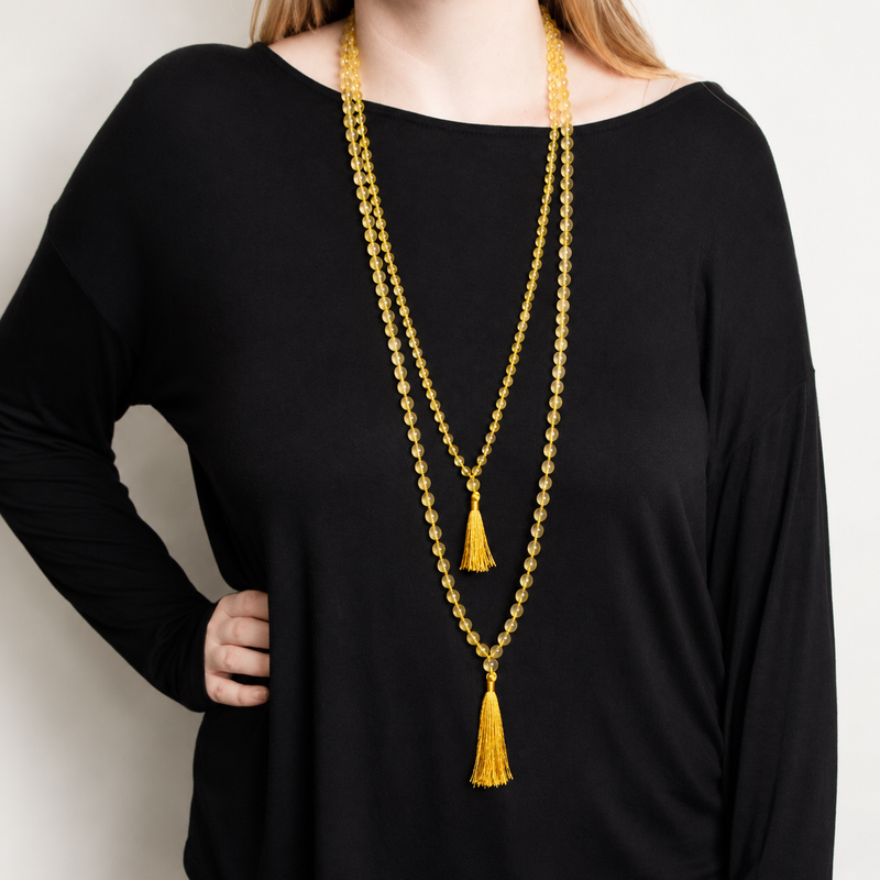Citrine Mala - High-Energy Gemstones