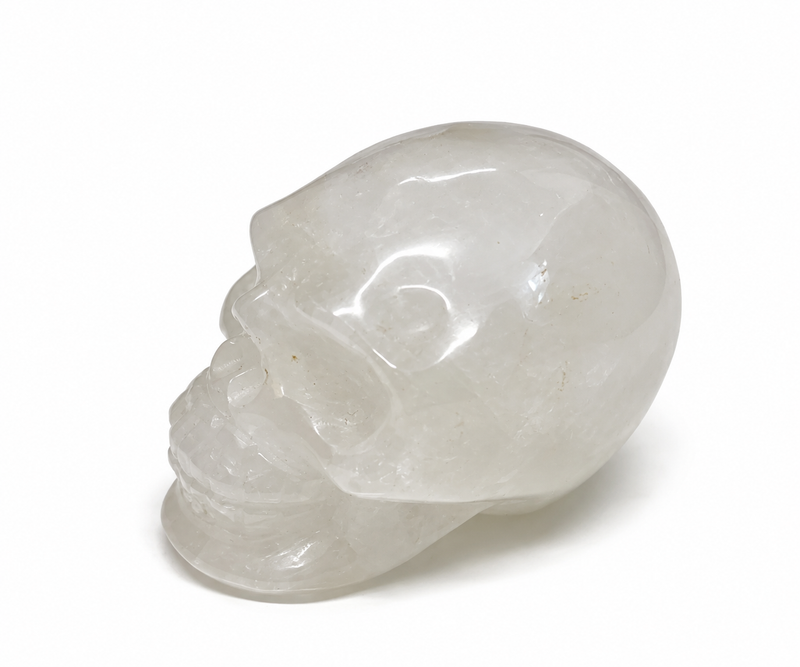 Clear Quartz Crystal Skull