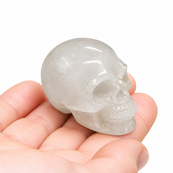 Clear Quartz Crystal Skull