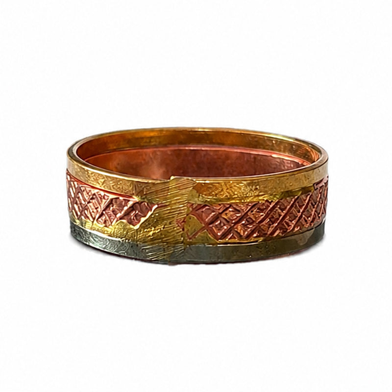 Copper Lattice Ring
