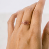 Copper Wire Swoop Ring