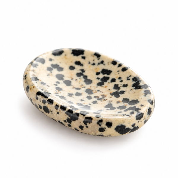 Dalmatian Jasper Worry Stone