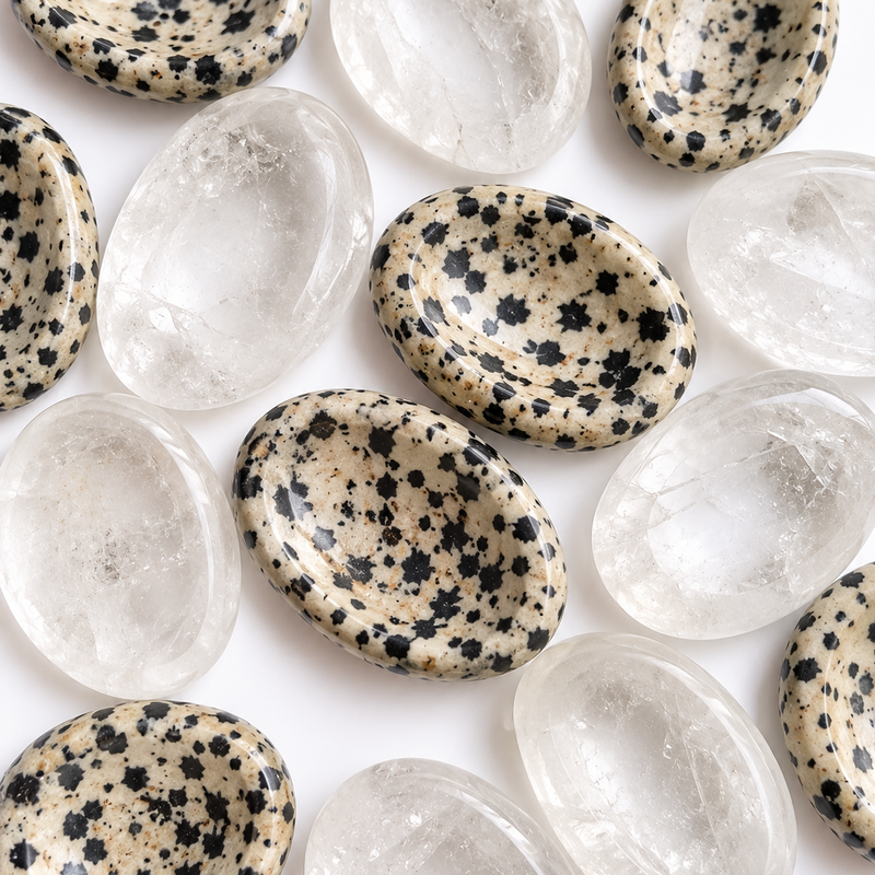 Dalmatian Jasper Worry Stone
